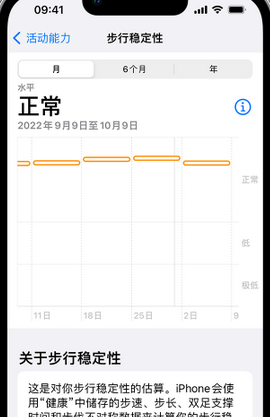 鹤山iPhone手机维修如何在iPhone开启'步行稳定性通知'