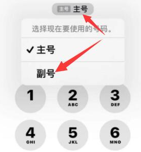 鹤山苹果14维修店分享iPhone 14 Pro Max使用副卡打电话的方法 